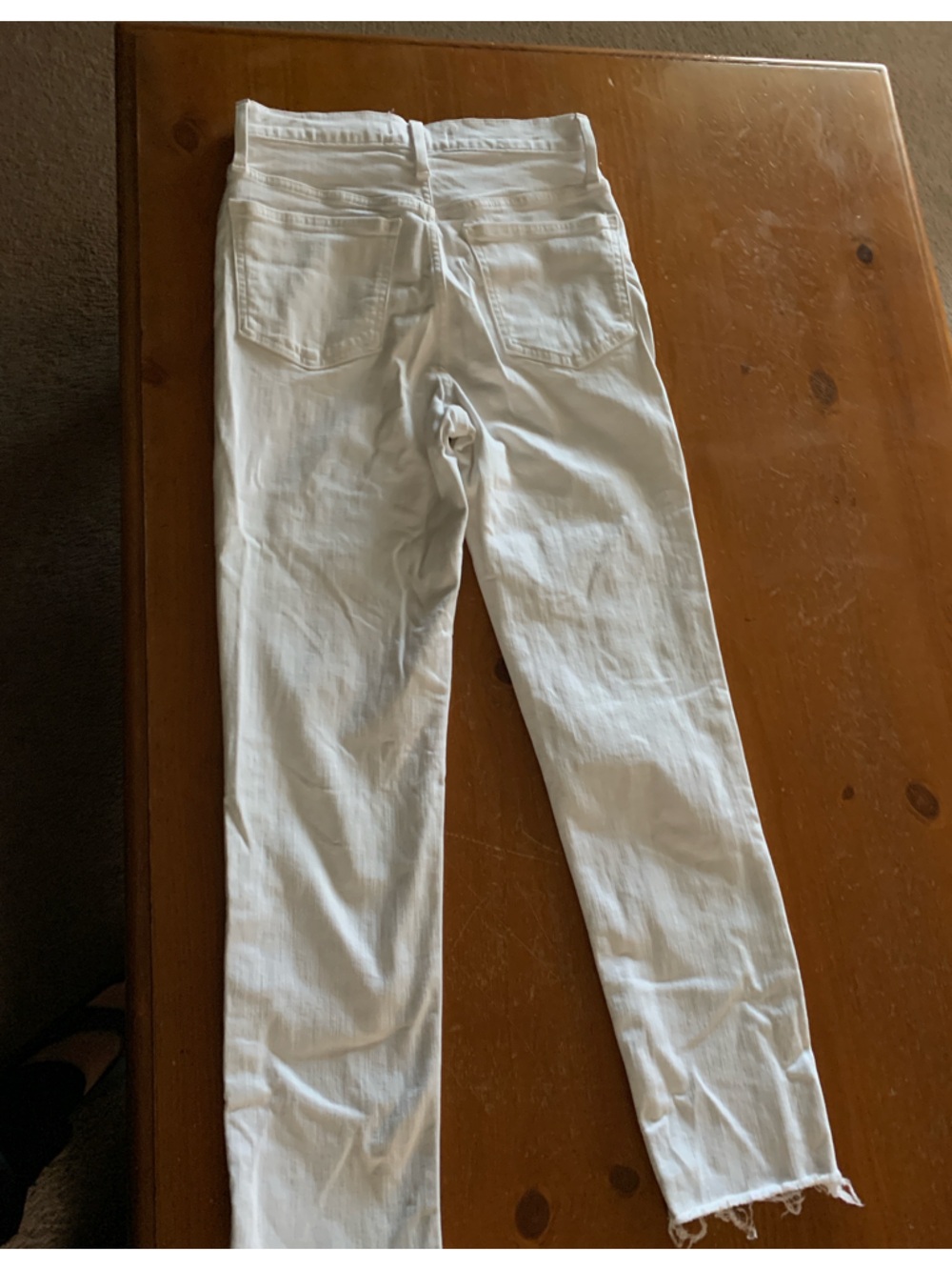 Madewell White Straight-Leg High-Rise Jeans - Picture 3 of 9